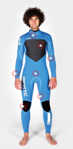 Majestic B-zip Fullsuit 5/4, 4/3 and 3/2 mm