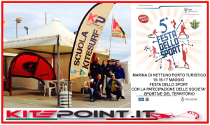 FESTA DELLO SPORT PROVE GRATUITE LEZIONI CORSI KITESURF ANZIO NETTUNO ROMA LATINA